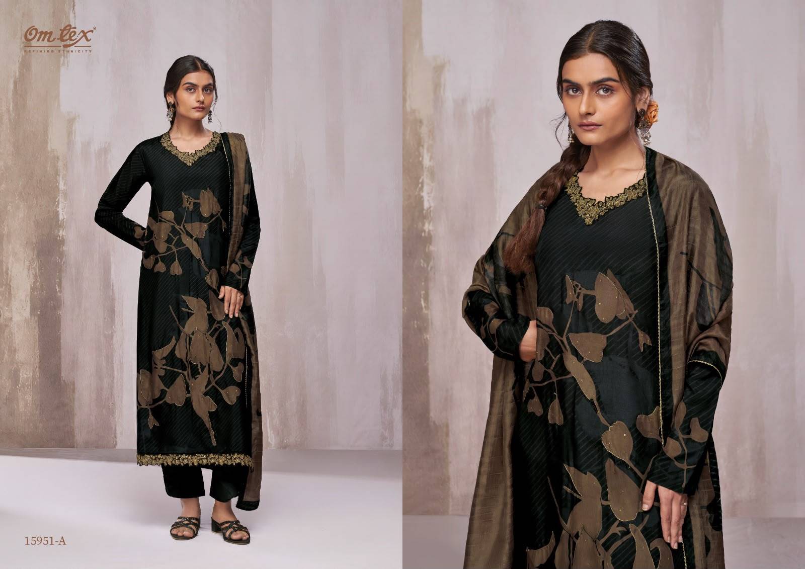 BEATRICE By Om Tex 15951 Series Beautiful Festive Suits Stylish Colorful Fancy Casual Wear & Ethnic Wear RUSSIAN SILK Dresses At Wholesale Price